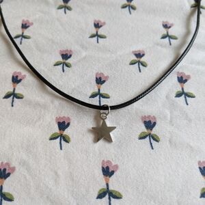 Handmade star charm necklace